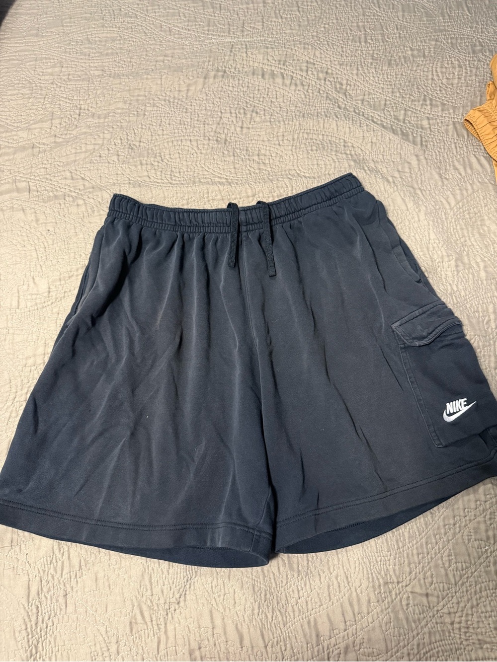 Nike Men's Navy Athletic Shorts with Cargo Pocket